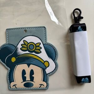 Disney Cruise Line Castaway Club Captain Mickey Mouse Platinum Lanyard New